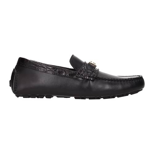 Fendi Loafers Men 7D1385AE82F0UP9 Leather Black 483€