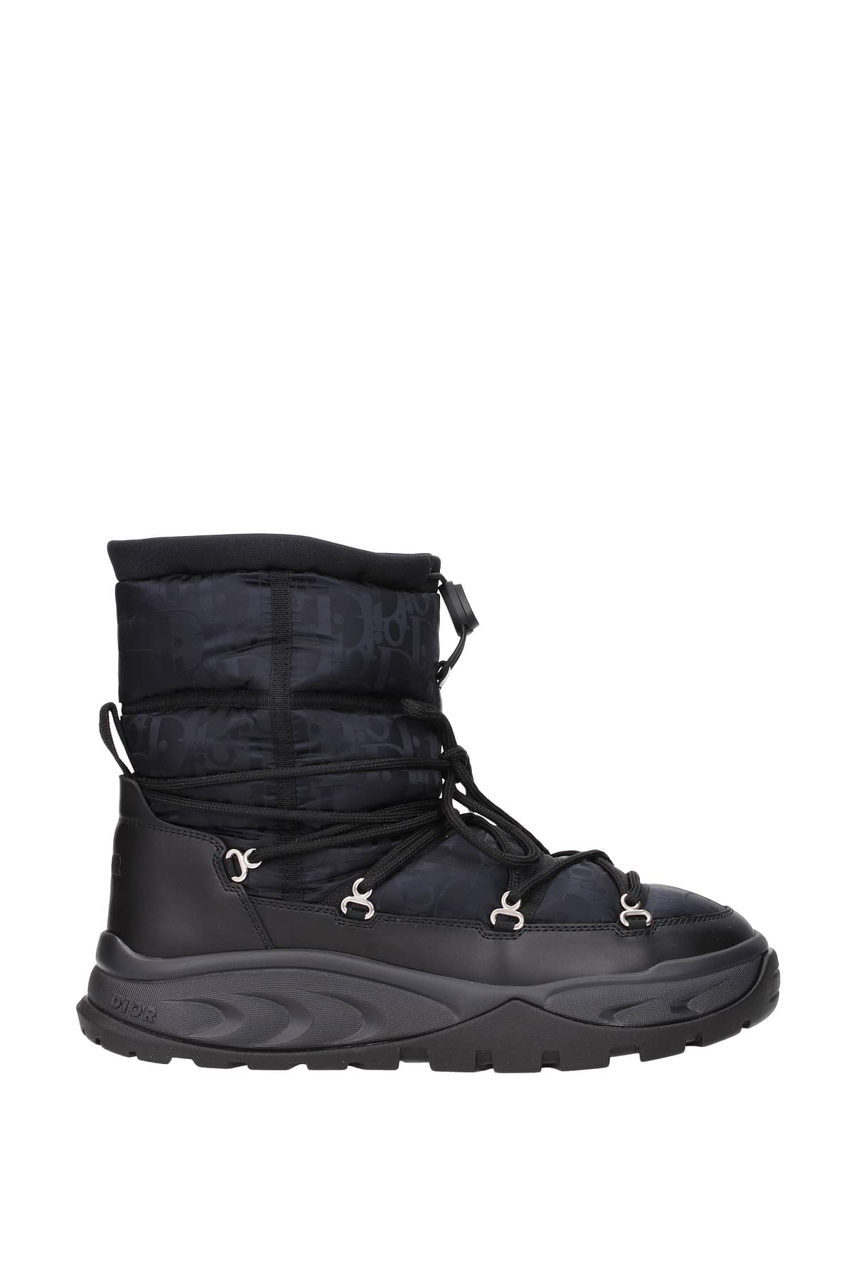 Christian Dior Ankle Boot snow boot oblique Men 3BO267ZLP969 Nylon Black  Black 1062,5€