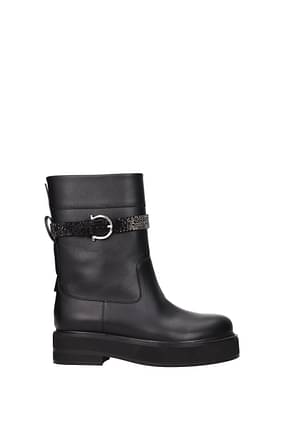 Salvatore Ferragamo Ankle boots ean Women Leather Black