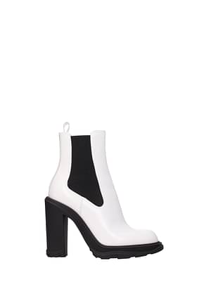 Alexander McQueen Ankle boots Women Leather White
