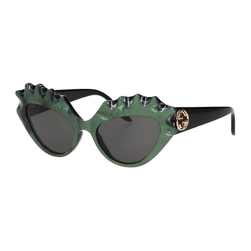 Gucci Sunglasses Women 632677J07403810 Acetate Green Dark Grey 225,75€