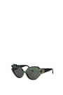 Gucci Sunglasses Women Acetate Green Dark Grey