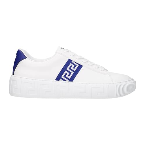 Versace Sneakers greca Men DSU84041A007752W340 Leather White Blue 440€
