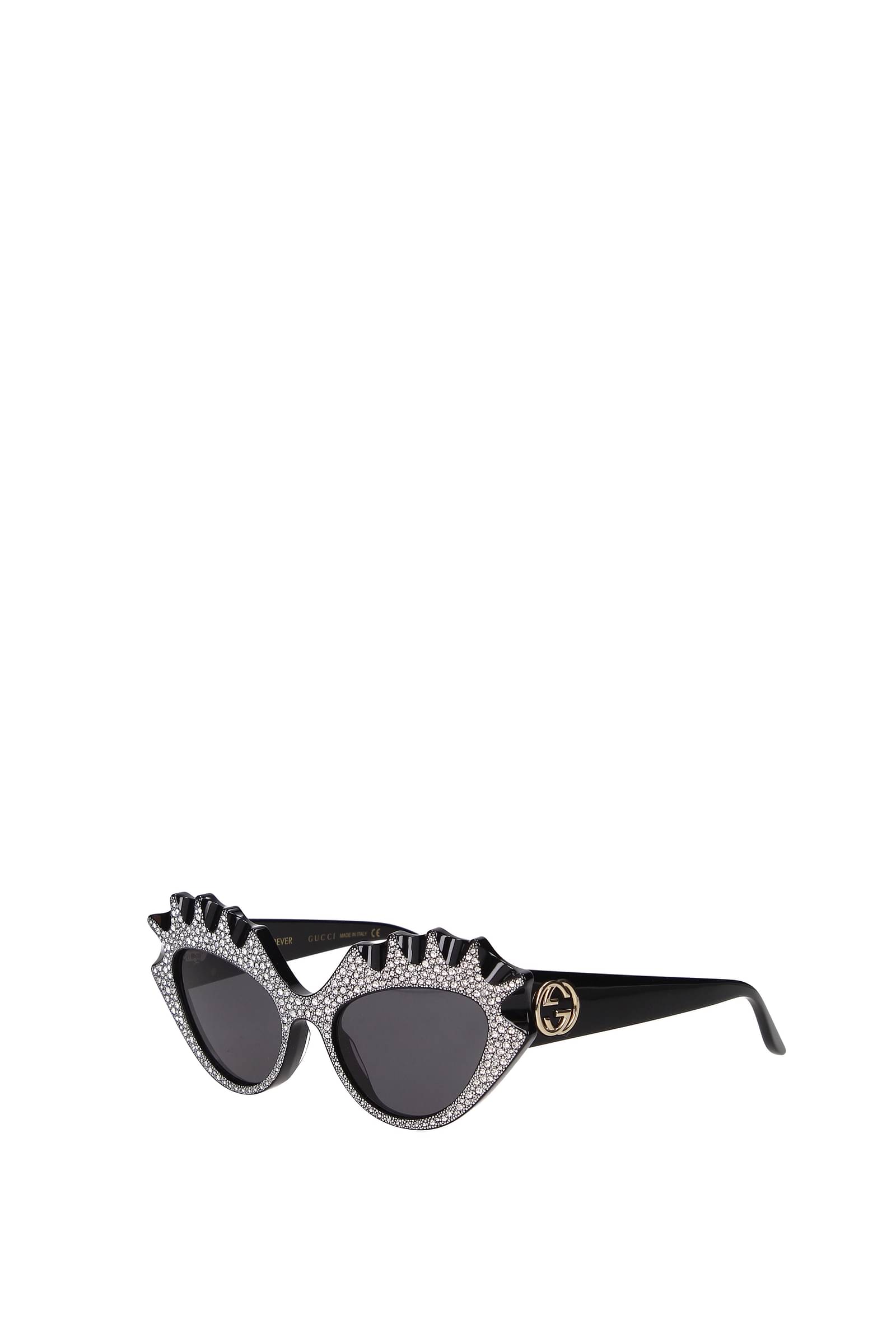 Gucci Sunglasses GG0956S 003 Black Gold Grey Square Woman AUTHENTIC | eBay