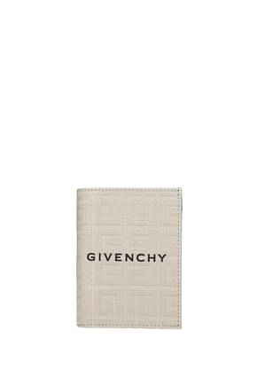 Givenchy Portadocumenti Uomo Tessuto Beige