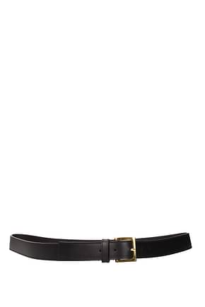 Jacquemus Regular belts Women Leather Black