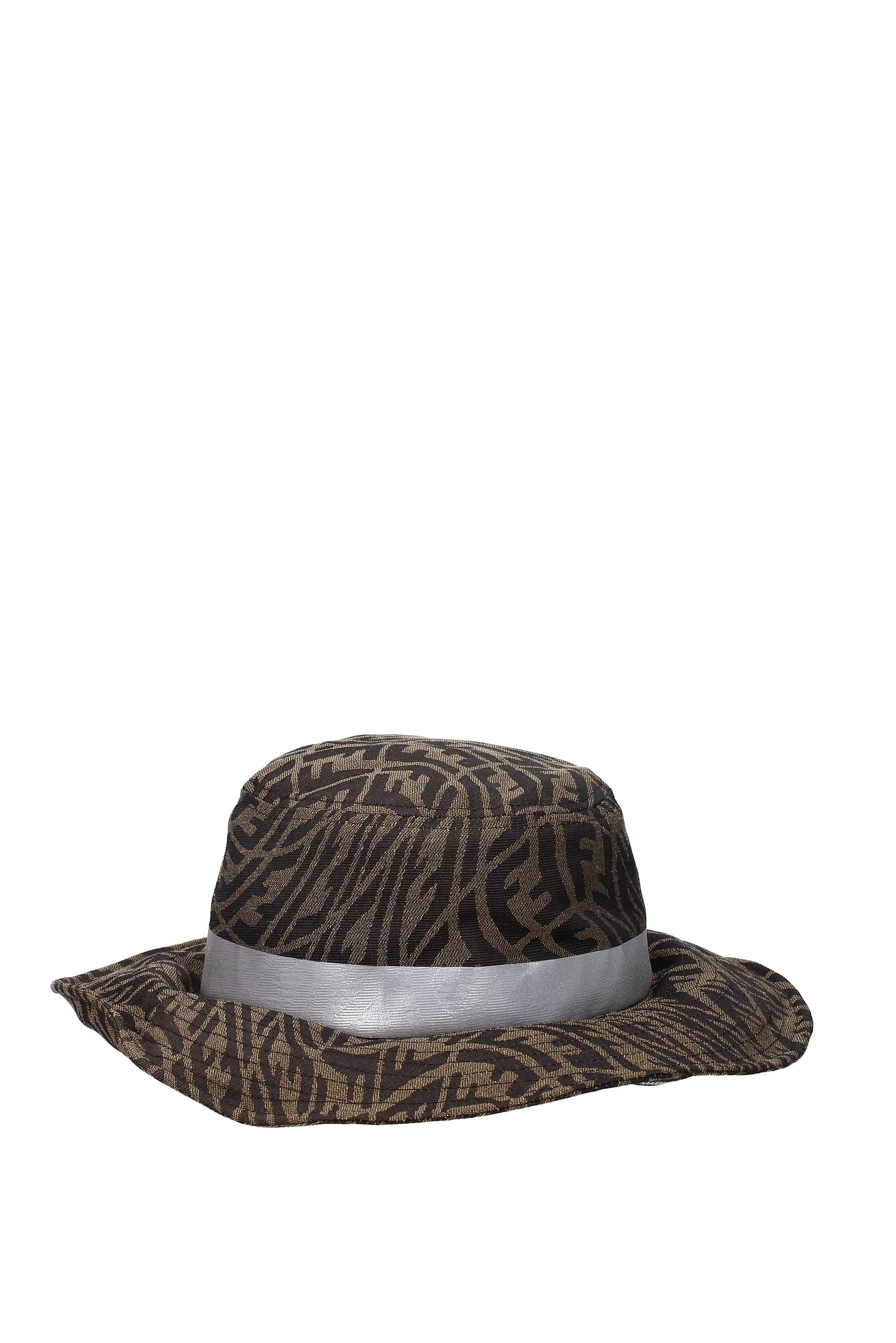 Fendi Hats Women FXQ808F15B6AFYW Fabric Brown 446,25€