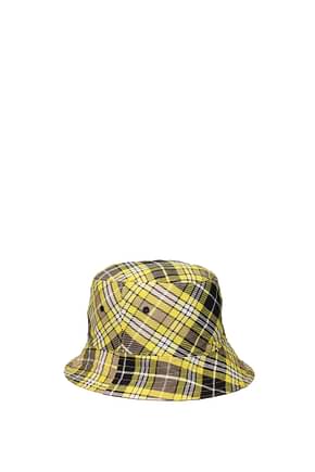 Burberry القبعات رجال صوف أصفر اللون البيج