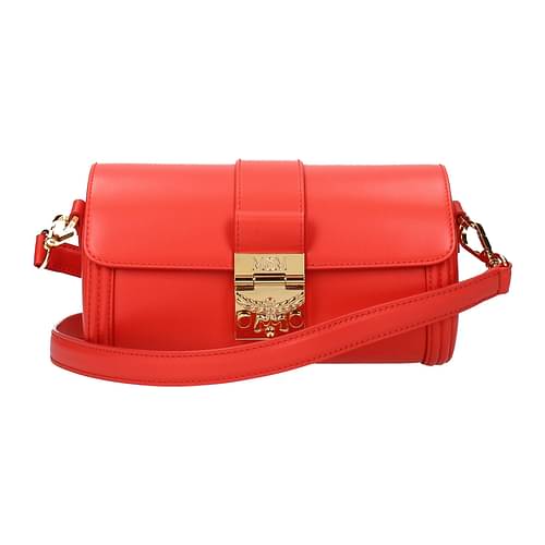 MCM Crossbody Bag Women MWRBSXT02R8 Leather Red 441€