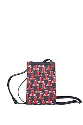 Lanvin Selfphone cover Women Fabric  Blue Red