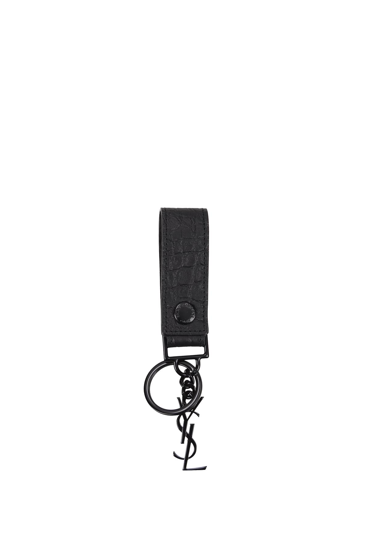 Saint Laurent Key rings Men 518323C9H0U1000 Leather Black 220€