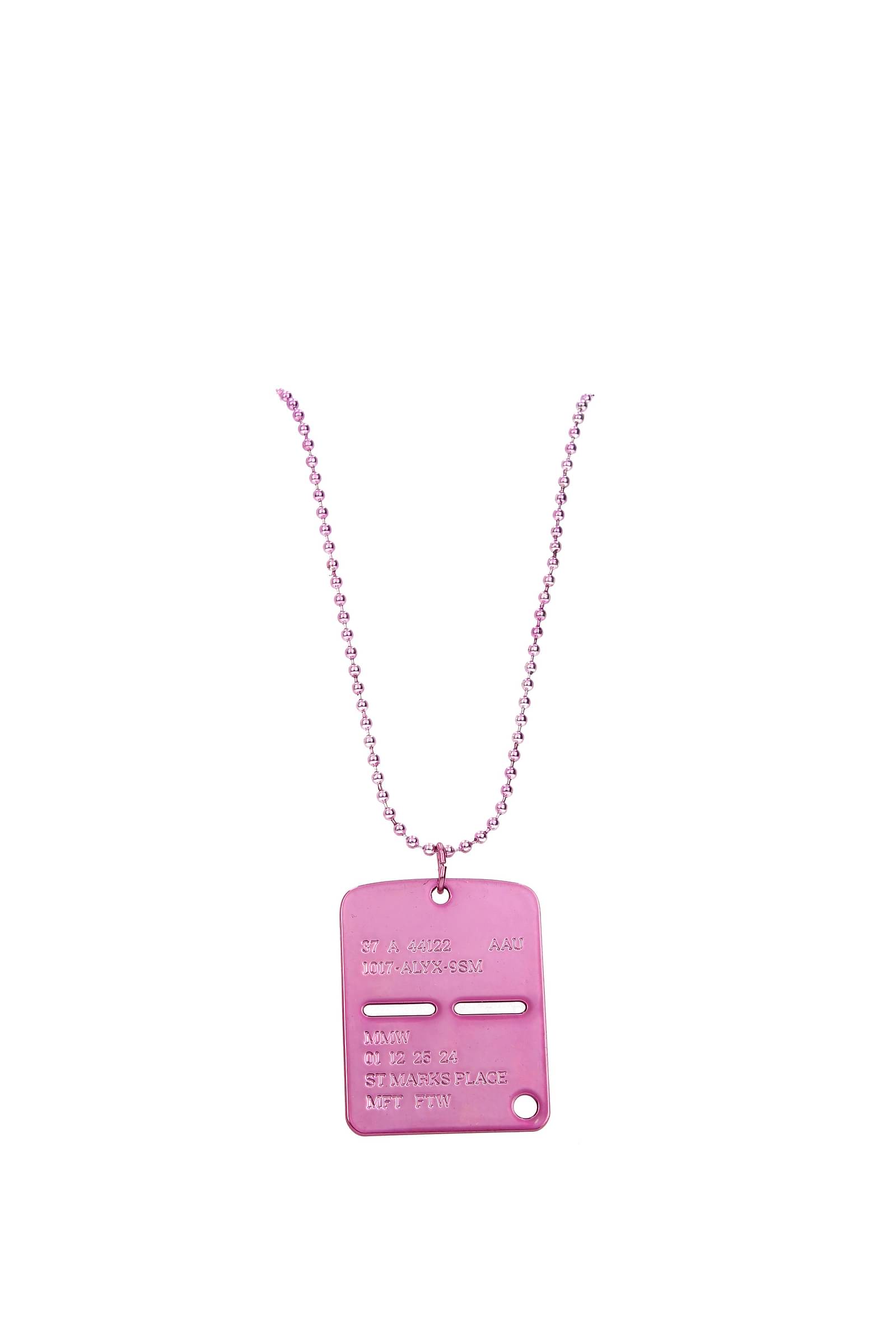 品質保証人気 Alyx 9sm ピンク ネックレスの通販 by Stacy's shop