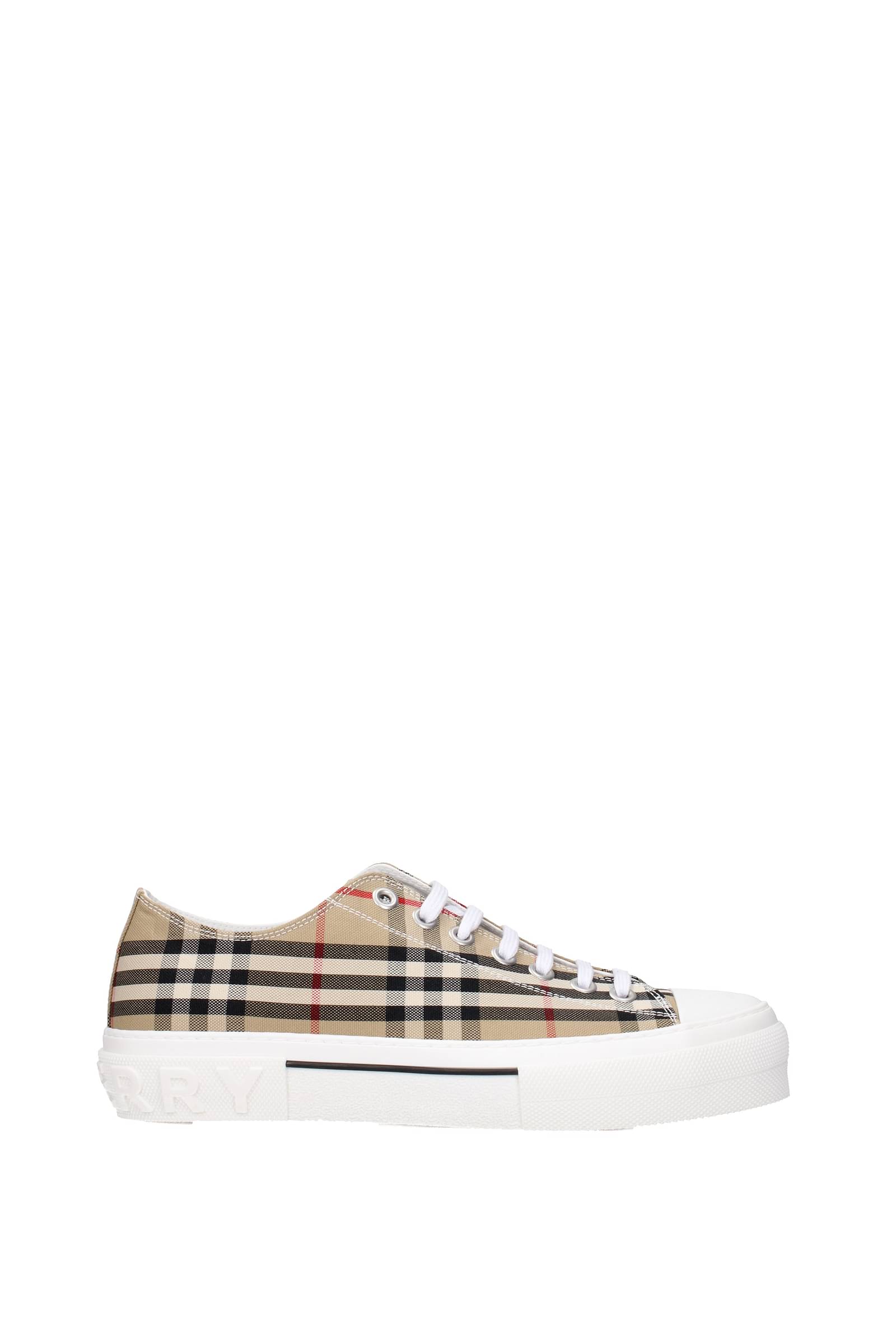 Burberry Sneakers Homme 8049745 Tissu Beige Sable 440