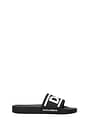 Dolce&Gabbana Slippers and clogs Men Rubber Black White