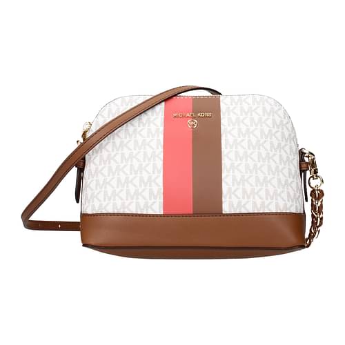 MICHAEL KORS Crossbody bag JET SET in light pink/ brown/ light brown