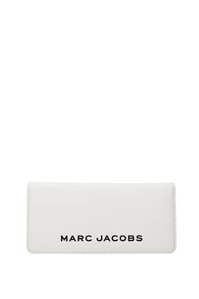 Marc Jacobs Portemonnaie Damen Leder Weiß Schwarz