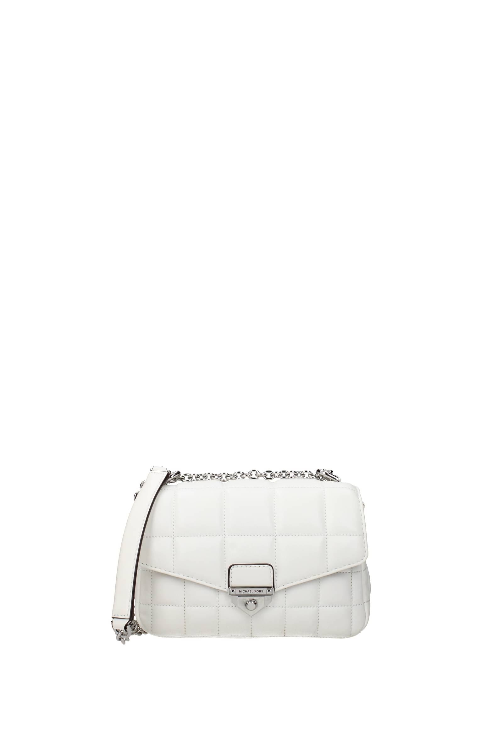 Sale MICHAEL by MICHAEL KORS CROSSBODY Leather Shoulder Bag White 50 Off  Elsa Boutique