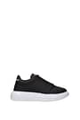 Love Moschino Sneakers Women Leather Black Off White