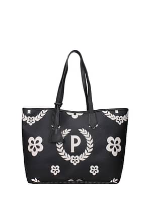 Pollini Shoulder bags Women PVC Black