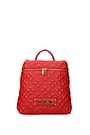 Love Moschino Backpacks and bumbags Women Polyurethane Red Lipstick