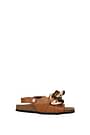 Jw Anderson Sandals Women Leather Brown Leather