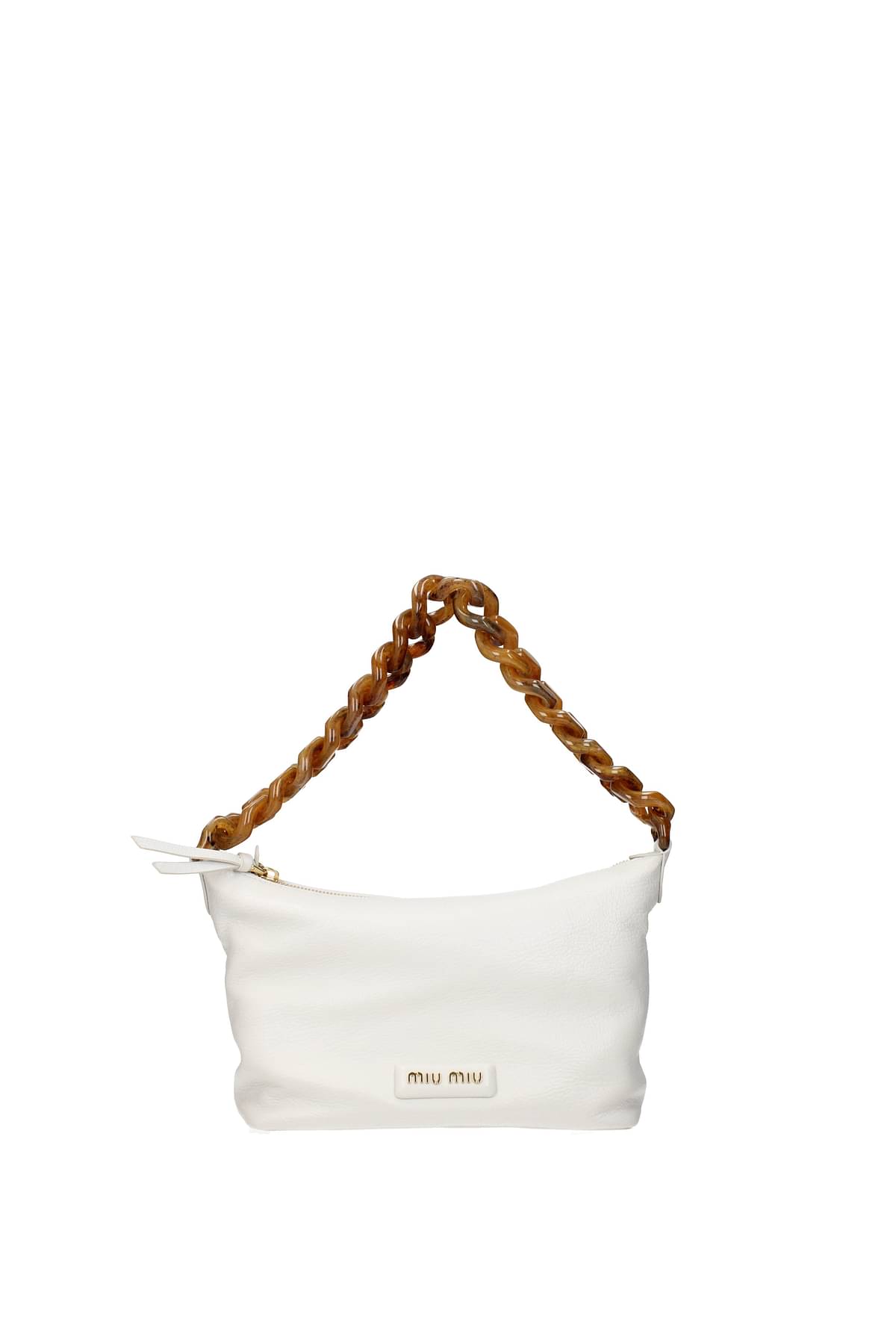 Miu Miu Shoulder bags Women 5BC1042AJBF0ZZC Leather White 829,5€