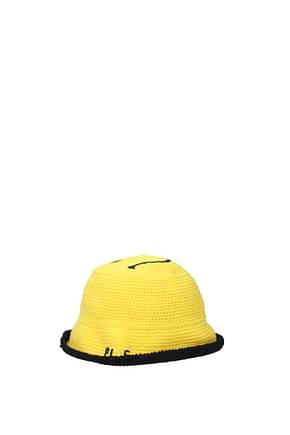 Philosophy Hats smiley Women Cotton Yellow Yellow