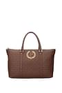 Pollini Handbags Women Leather Brown Land