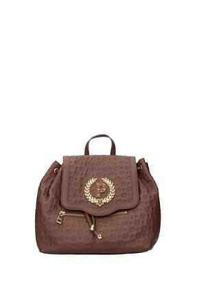 Pollini Backpacks and bumbags Women Leather Brown Land