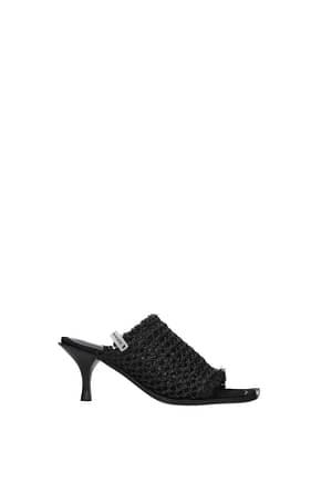 Premiata Sandals Women Fabric  Black