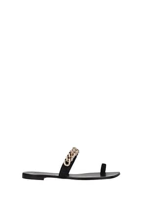 Giuseppe Zanotti Slippers and clogs Women Suede Black
