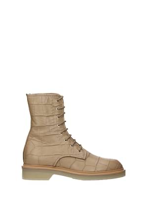Max Mara Ankle boots bly Women Leather Beige Ginger