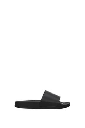 Off-White Slippers and clogs Women Fabric  Black