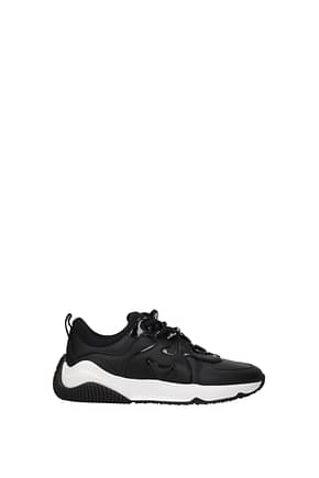 Hogan Sneakers Femme Cuir Noir