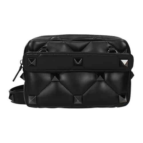 Valentino Garavani Men's Rockstud Pet Crossbody Bag - Black - Messenger