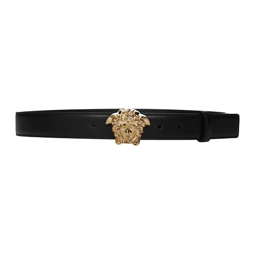 Versace Regular belts Men DCU4747DVTP1KVO41 Leather Black 296€