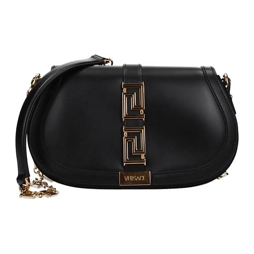 Versace Shoulder bags Women 10071281A051341B00V Leather Black 1320€