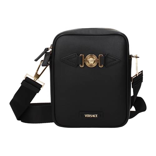 Versace Crossbody Bag Men 10007211A031901B00V Leather Black 880€