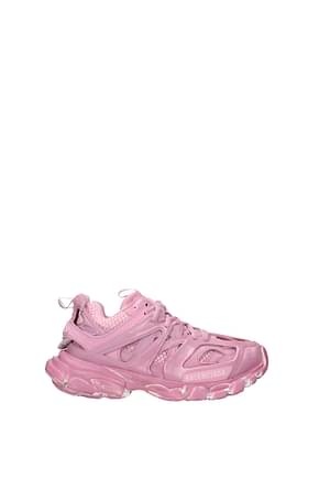 Balenciaga Sneakers track Femme Tissu Rose