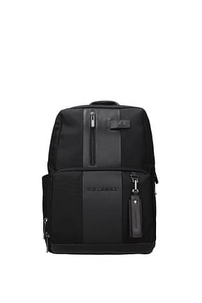 Piquadro Backpack and bumbags eco Men Nylon Black