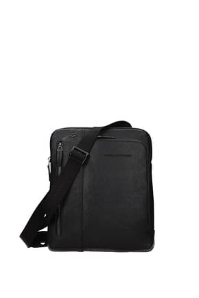 Piquadro Crossbody Bag Men Leather Black