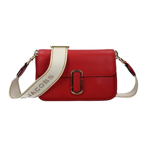 Marc Jacobs Leather Crossbody Bag - Red Crossbody Bags, Handbags