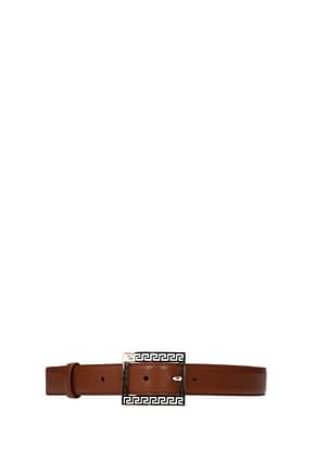 Versace Regular belts Women Leather Brown