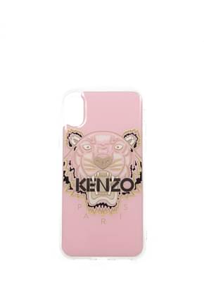 Kenzo Coque pour iPhone iphone x Femme Silicone Rose Rose Pastel