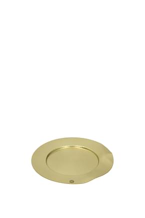 Alessi Trays and Serving Plates sitges Home Brass Gold