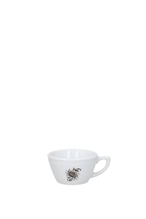 Richard Ginori コーヒーと紅茶 girasoli set x 6 家 磁器 白 Seppia