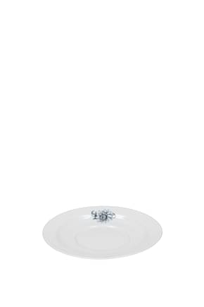 Richard Ginori Assiettes girasoli set x 6 Maison Porcelaine Blanc Bleu
