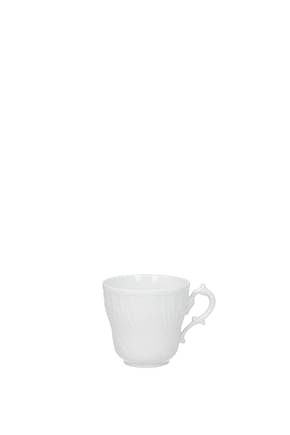 Richard Ginori القهوة والشاي set x 6 بيت بورسلين أبيض