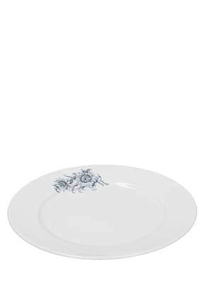 Richard Ginori Assiettes girasoli set x 6 Maison Porcelaine Blanc Bleu