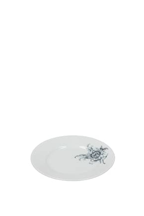 Richard Ginori Geschirr girasoli set x 6 Heim Porzellan Weiß Blau